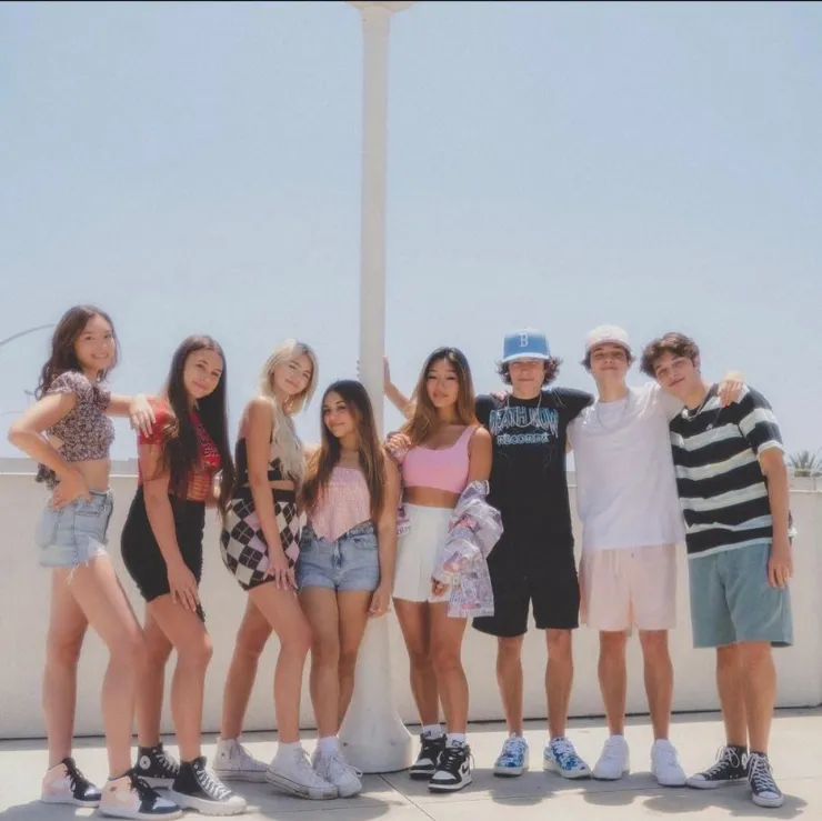 Creators on a Los Angeles rooftop